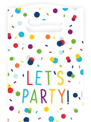 Sacos Brinde Papel Confetti Let´s Party
