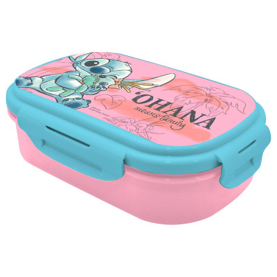 Sanduicheira Stitch Ohana com garfo