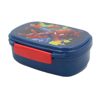 Sanduichera Retangular c/ Talheres Spiderman