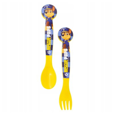 Set de Talheres Plástico Patrulha Pata 