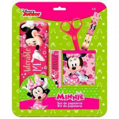 Set Minnie Mouse Papelaria Disney