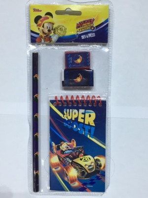 Set Papelaria Mickey 4pcs