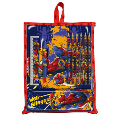 Set Papelaria Spiderman Marvel 11 Peças