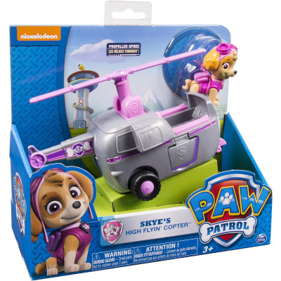 Skye Helicoptero Veículo Básico + Figura Patrulha Pata