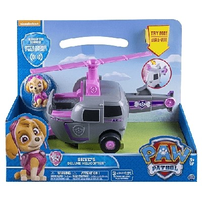 Skye Helicóptero Veículo Deluxe Patrulha Pata