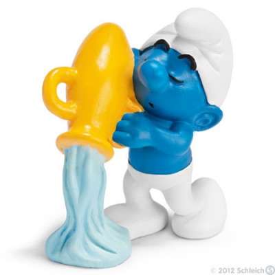 Smurf Aquário (Aquarius) - Colecção Signos