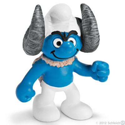 Smurf Carneiro (Aries) - Colecção Signos