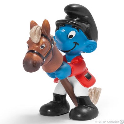 Smurf Jockey (Rider) - Colecção Desporto