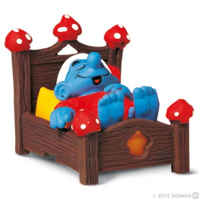 Smurf na Cama (in Bed) - Colecção Super Smurfs