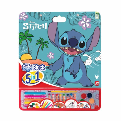 Stitch Giga Block de Actividades 5 em 1