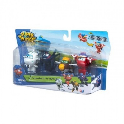 Super Wings Pack 4 Figuras Transformáveis - Temporada II