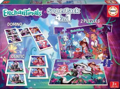 Superpack 4 em 1 Enchantimals