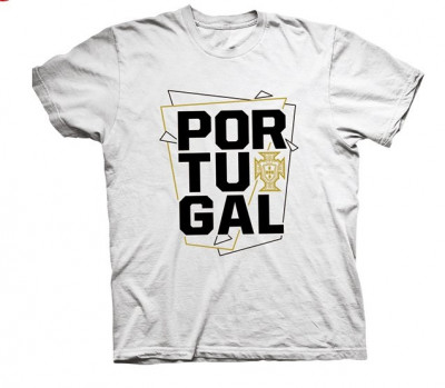 T-Shirt Adulto Portugal Branca