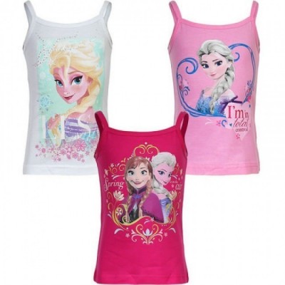 T-shirt alças Disney Frozen, sortido