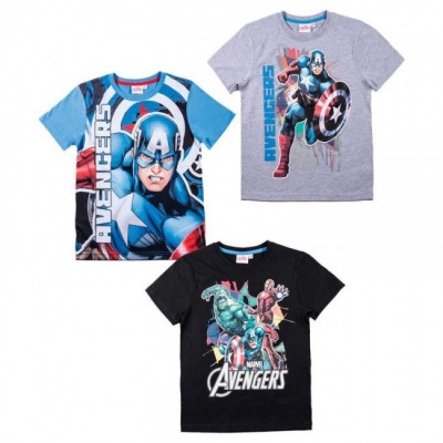 T-shirt Capitão America Marvel sortido
