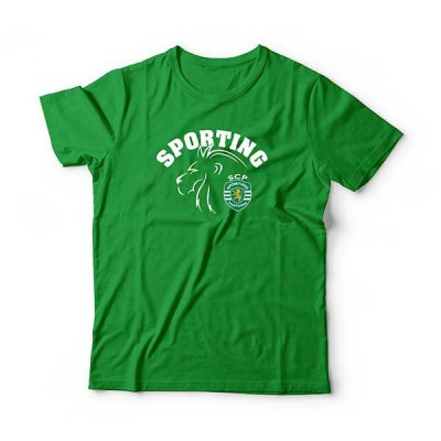 T-Shirt Criança Sporting Leão Verde