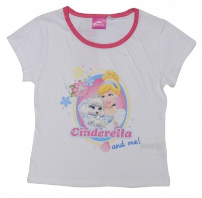 T-shirt da Cinderela and Me - Branca