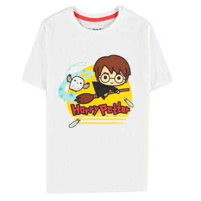 T-Shirt Harry Potter Chibi Branca