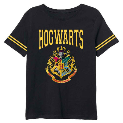 T-Shirt Harry Potter Hogwarts Preta