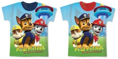 T-Shirt manga curta da Patrulha Pata - sortido