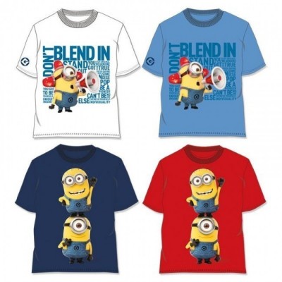 T-Shirt Minions Gru Mal disposto sortido