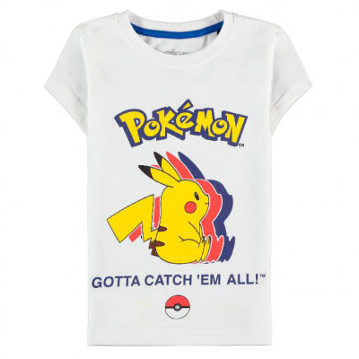 T-Shirt Pokémon Pikachu Silhouette