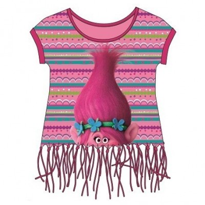 T-shirt Poppy Trolls  - Rosa