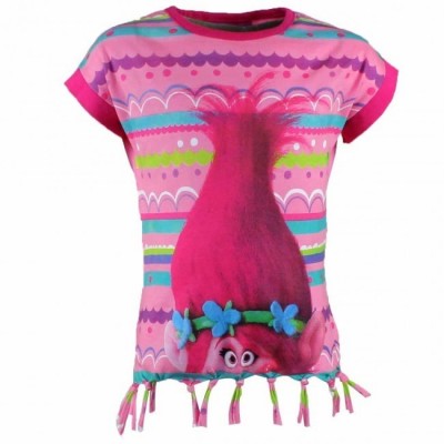 T-shirt Poppy Trolls  - Roxa