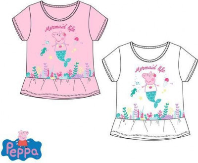 T-Shirt Porquinha Peppa Sereia Sortida