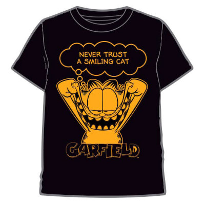 T-Shirt Preta Garfield