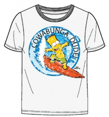 T-Shirt Simpsons Bart Cowabunga Dude