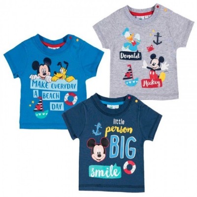 T-shirts baby Mickey Disney - little person sortido