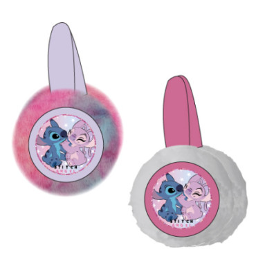 Tapa Orelhas Stitch e Angel