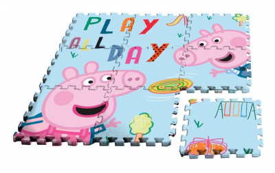 Tapete Puzzle Eva Porquinha Peppa 90x90cm