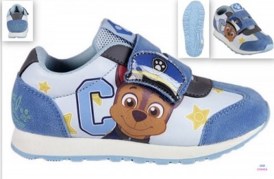 Ténis Desportivos Velcro Patrulha Pata Chase