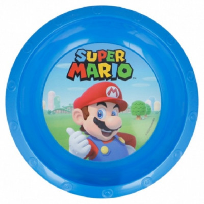 Tigela Plástico Super Mario