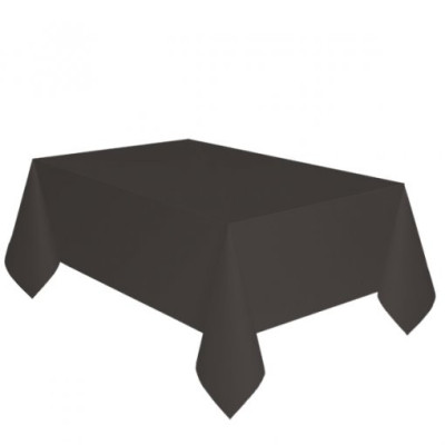 Toalha de Mesa Papel Preto 1,37x2,74m Toalha de Mesa Papel Preto 1,37x2,74m