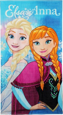 Toalha de Praia Elsa & Anna Frozen