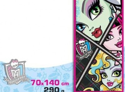 Toalha de Praia Monster High Modelo 1