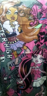 Toalha de Praia Monster High Modelo 3