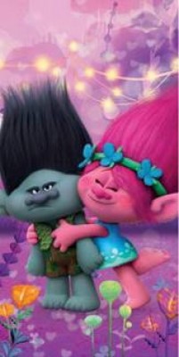 Toalha de praia Poppy e Brunch Trolls