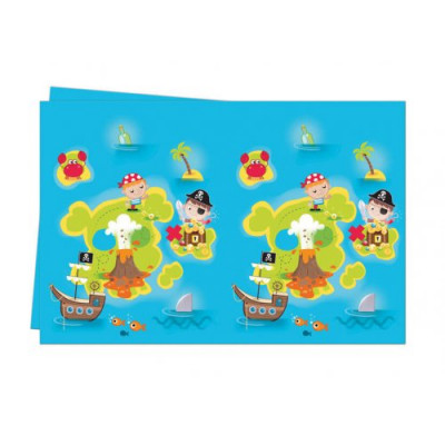 Toalha Plástica 1.8m x 1.2m  Piratas Caça ao Tesouro