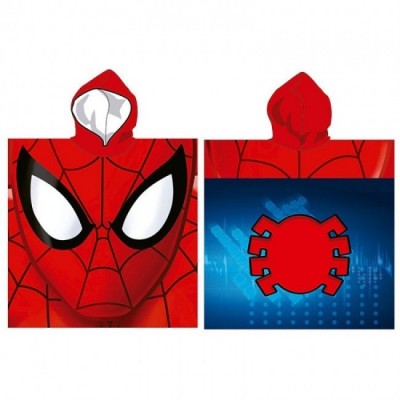 Toalha poncho Marvel Spiderman Microfibra