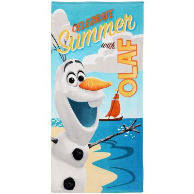 Toalha Praia Algodão Frozen Olaf Summer