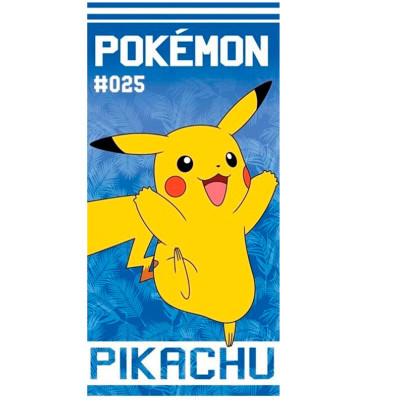 Toalha Praia Algodão Pikachu Pokémon #025