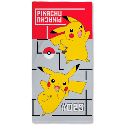 Toalha Praia Algodão Pokémon Pikachu #025