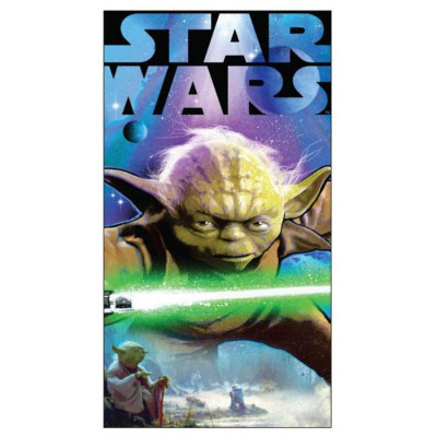 Toalha Praia Algodão Star Wars Yoda