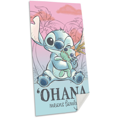 Toalha Praia Algodão Stitch Ohana