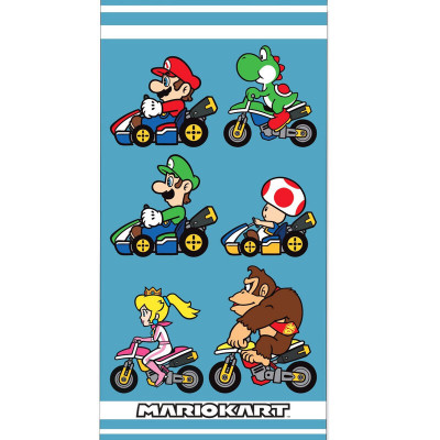 Toalha Praia Algodão Super Mario Kart