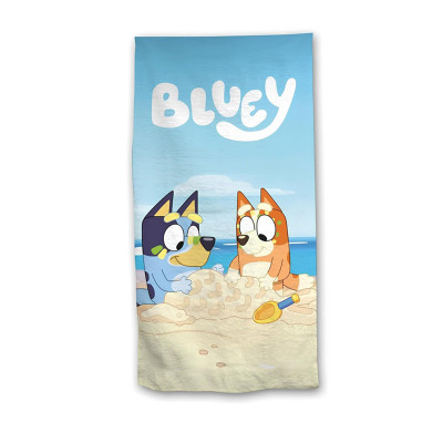 Toalha Praia Bluey & Bingo Beach 70x140cm